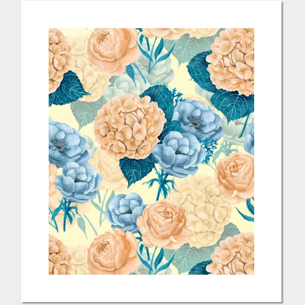 Spring garden watercolor 2 Wall Art by katerinamk